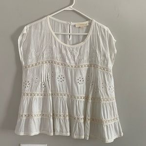 Love stitch eyelet top